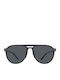 Urban Owl Men's Sunglasses with Gray Metal Frame and Gray Lens Onyx-c2