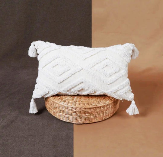 Zenia Decorative Sofa Pillow Off-White 50*30cm Cover
