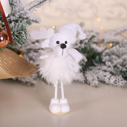 Plüsch SNowman Silber Dekorationen 2Stücke