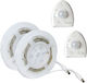 Aca Waterproof LED Strip 12V Warm White Light 2x1.2m Type SMD2835