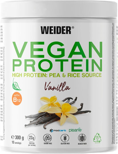 Weider Vegan Protein Gluten & Lactose Free with Flavor Vanilla 300gr