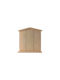 Korres Craft Wooden Wall Key Hook 6 Hooks 27x26.5x26.5cm