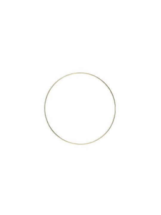 Μεταλλικος Κυκλος Χρυσος 20 Cm Beauty Home