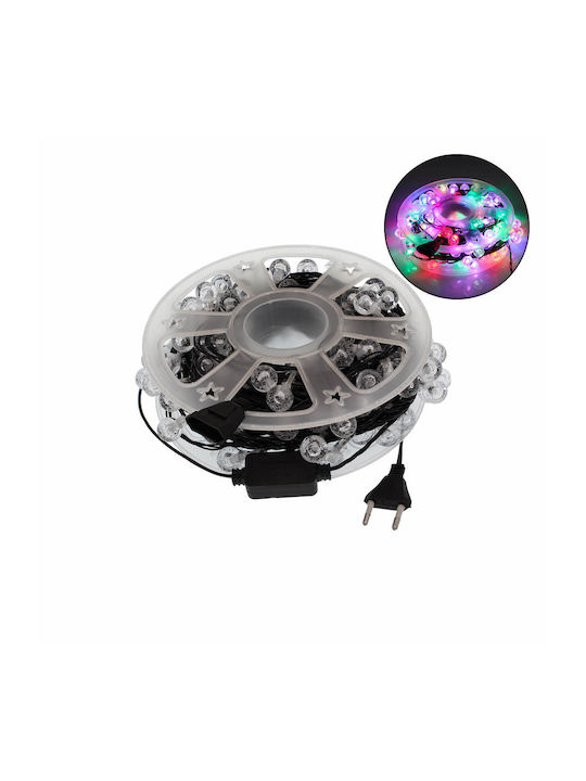 Becuri Luminoase de Crăciun 120 LED RGB 30m Tambur IP44 BX-044 OEM