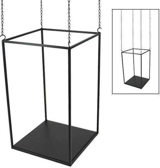 Μεταλλικο Κρεμαστο Σταντ Μαυρο 4 Αλυσιδες 30x50x150cm