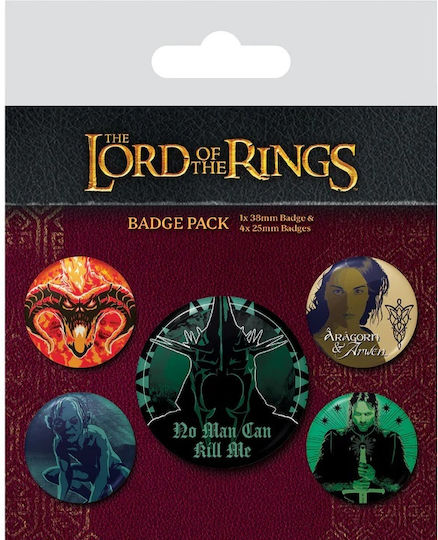 Set 5 Pins Lord Rings Pyramid