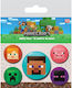 Set 5 Minecraft Pyramid Pins