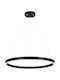 Light Prestige Κρεμαστό Φωτιστικό Μαύρο LED 60x60εκ.