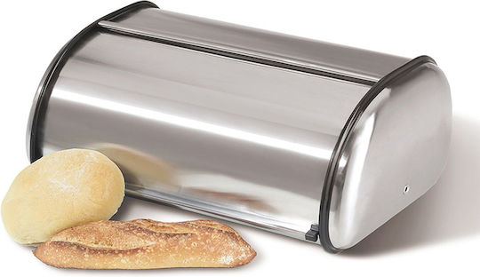 Keskor Ψωμιέρα Inox Ασημί 42x27x18cm