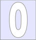 Infosign Placă cu Număr 7cm 16610