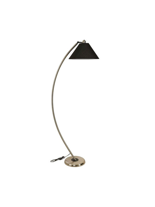 Opviq Hilal Floor Lamp H170xW30cm. with Socket for Bulb E27 Black