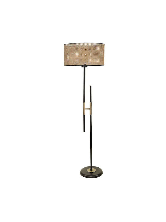 Opviq Felix Floor Lamp H165xW30cm. with Socket for Bulb E27 Multicolour