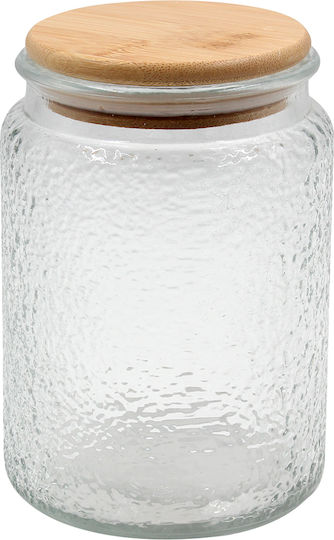 Keskor Keskor Allgemeine Verwendung Glas-Vas mit Deckel Transparente 700ml