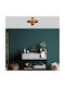 Opviq Kurt Pendant Light Orange with Socket G9 48x48x35cm