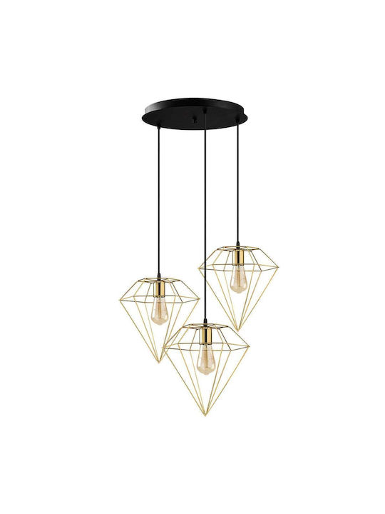 Opviq Pendant Light Black 50x50x133cm