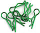 Bittydesign 1/10 Body Clips Kit 8 Green