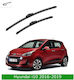 Front Wiper Blade Set Hyundai I10 2016-2019 552s 550mm 400mm Bosch Aerotwin 3398000090 22" & 16" 2 Pieces