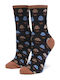 HUF Shroom Femei Șosete Black 1Pachet