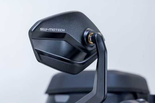 SW-Motech Motorradrückspiegel 2Stück Schwarz