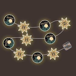 Harry Potter Christmas Lighted Garland 10 LED 1.65m
