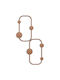 Κρεμάστρα Τοίχου 6 Θέσεων Ladybug 494pyt1162 26x5x48cm Copper Wallity Μέταλλο