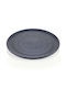 Hermia Farfurie joasă Ceramică Gri cu Diametru 30cm