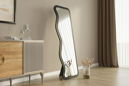 Огледало за стена Asel 116sam1180 50x2.2x160см Черно Hanah Home MDF