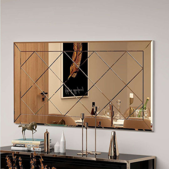 Zeora Wandspiegel 116sam1165 60x2,2x120cm Bronze Hanah Home MDF