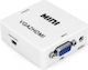 PremiumCord Μετατροπέας VGA / HDMI / 3.5mm / USB-C male σε VGA / HDMI / 3.5mm female 1τμχ 1364303