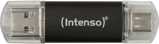 Intenso Twist Line 512GB USB 3.2 Stick με σύνδεση USB-C & USB-A Μαύρο