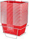 Vevor Shopping Basket Red