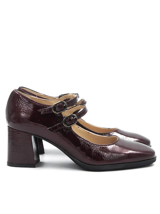 Patricia Miller Burgundy Heels