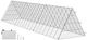 Vevor Metallic Poultry Coop L3 x W0.71 x H0.61m
