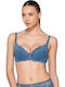 Melody Balconette Balconette Bra with Light Padding Underwire Sky Blue