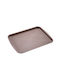 Ready Kunststoff Rechteckig Serviertablett in Braun Farbe 36x46cm GRM-3646S/BR 1Stück