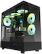 Darkflash DPX90 Gaming Middle Tower Carcasă Calculator cu Fereastră Laterală Negru