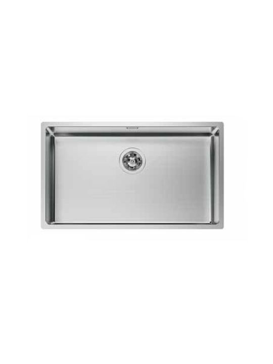 Kolossos Undermount Sink Synthetic Granite W75xD44cm Gray