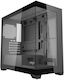 Darkflash C218M Gaming Midi Tower Κουτί Υπολογιστή με Πλαϊνό Παράθυρο Μαύρο