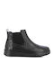 Leder Herrenstiefel Schwarz