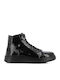 Leder Herrenstiefel Schwarz