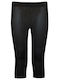 Kinder Leggings Capri Schwarz