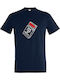 T-shirt Unisex " See You In Hell " French Navy