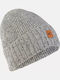 Beanie Männer Beanie Gestrickt in Gray Farbe