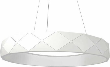 Light Prestige Κρεμαστό Φωτιστικό Λευκό LED με Φυσικό Λευκό Φως 60x9εκ.