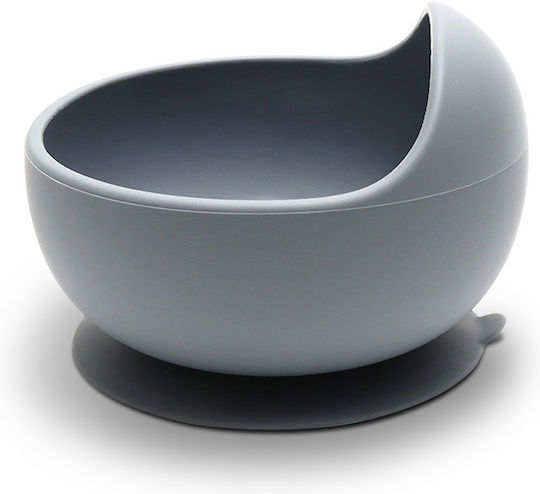 Lorelli Baby Food Bowl made of Silicone Gray