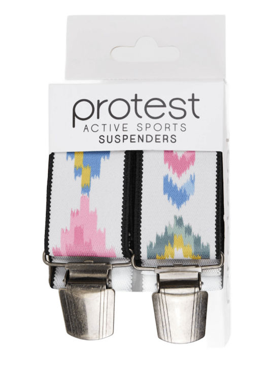 Protest Suspenders Monochrome Blue