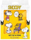 Snoopy Set 4 Pin's