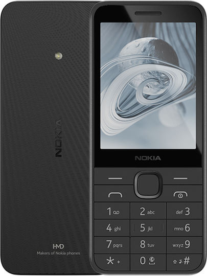 Nokia 215 4G (2024) Dual SIM Κινητό (Ελληνικό Μενού) Μαύρο