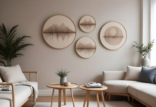 Wallity Рамка Дърво 45x45см