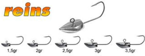 Reins Reins Aji Ringer Arjh Μολυβοκεφαλή Ψαρέματος Σετ 5τμχ No4 3.5gr